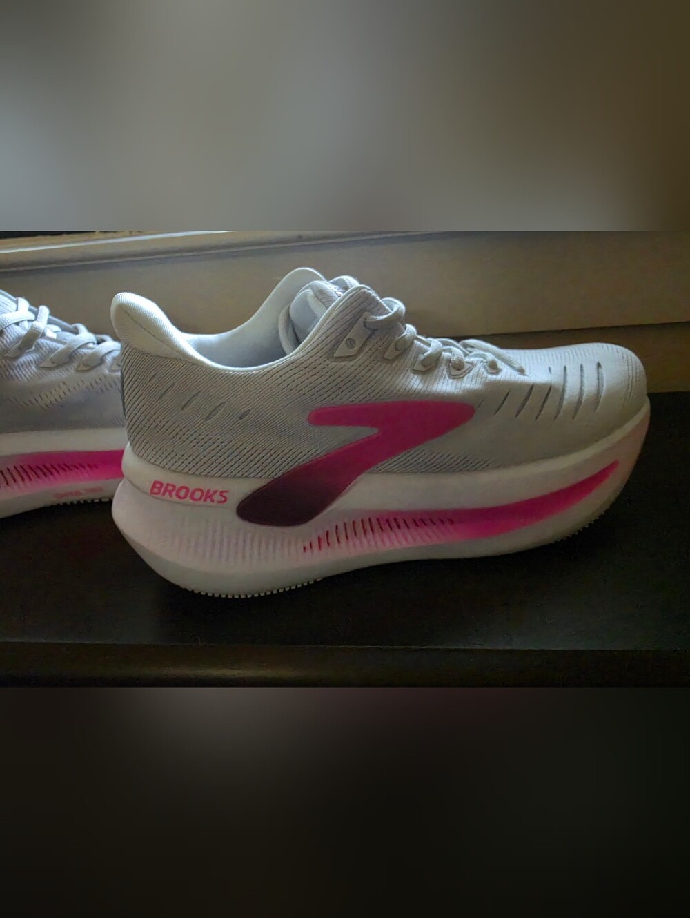 Brooks Max 2 Running Shoes with Pink Accents